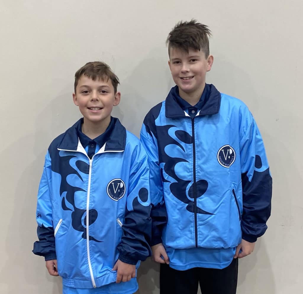 Cooper Fleming and Micah Oswin - Selected for the Victorian Indoor Bias Bowls team